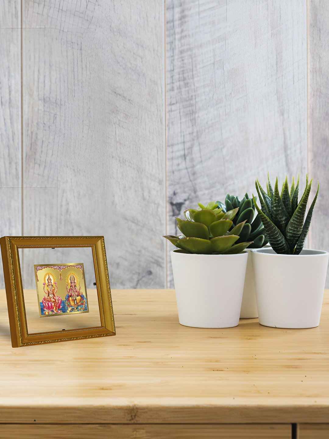 

DIVINITI Gold-Plated Religious Table Top Wall Photo Frame