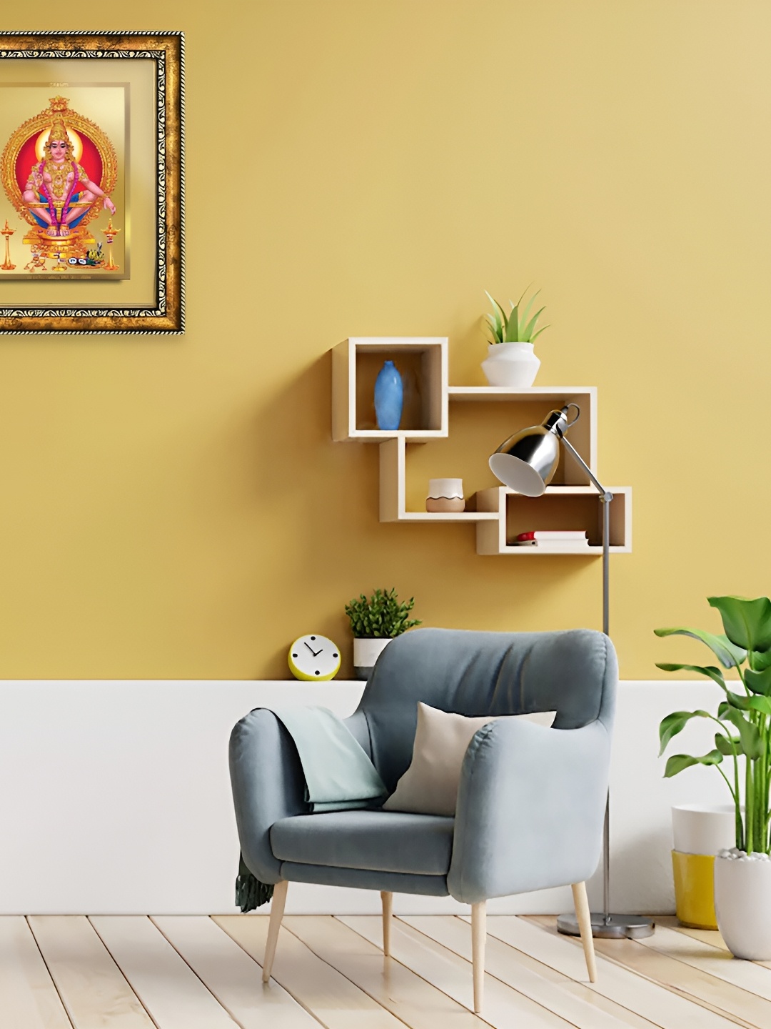 

DIVINITI Gold-Plated & Red Religious Wall Photograph