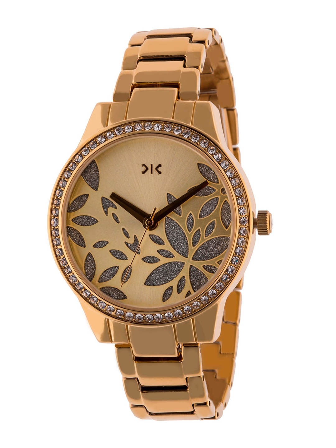 

Killer Women Embellished Bracelet Style Straps Analogue Watch KLW505G, Gold