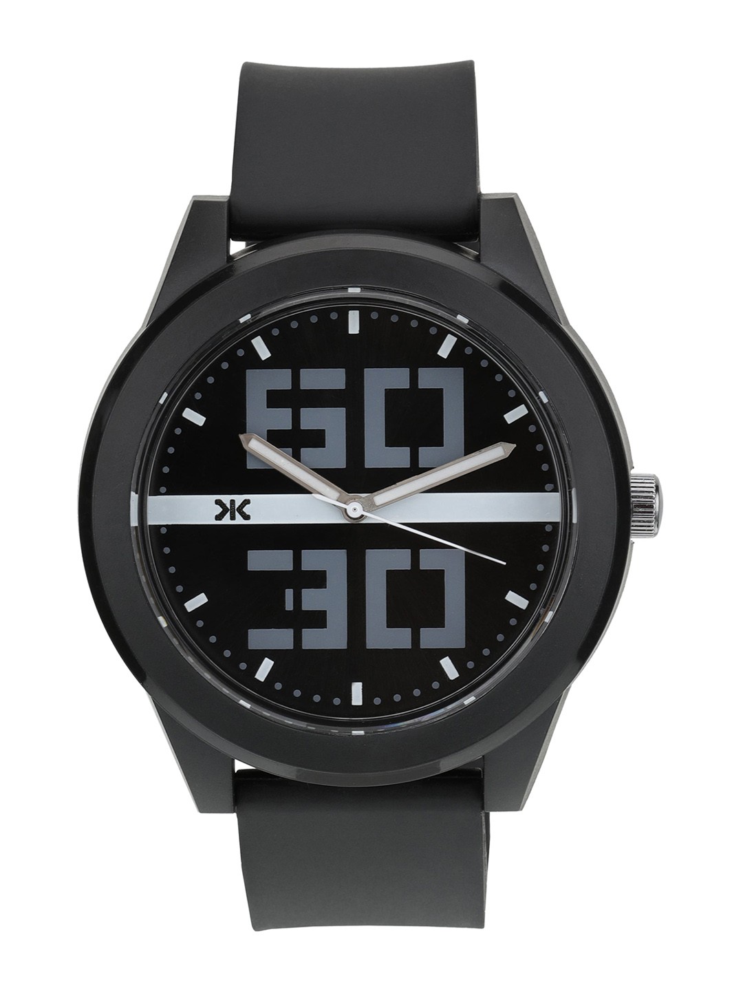 

Killer Men Brass Printed Dial & Straps Analogue Watch KLM20E, Black