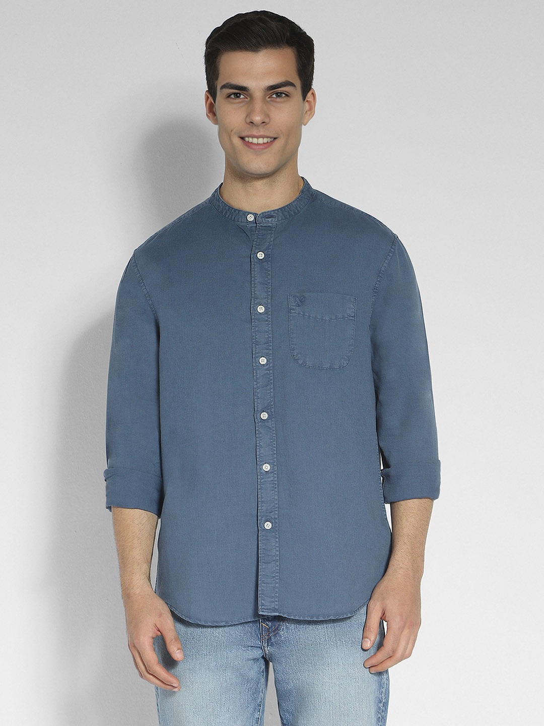 

AMERICAN EAGLE OUTFITTERS Men Opaque Casual Shirt, Blue