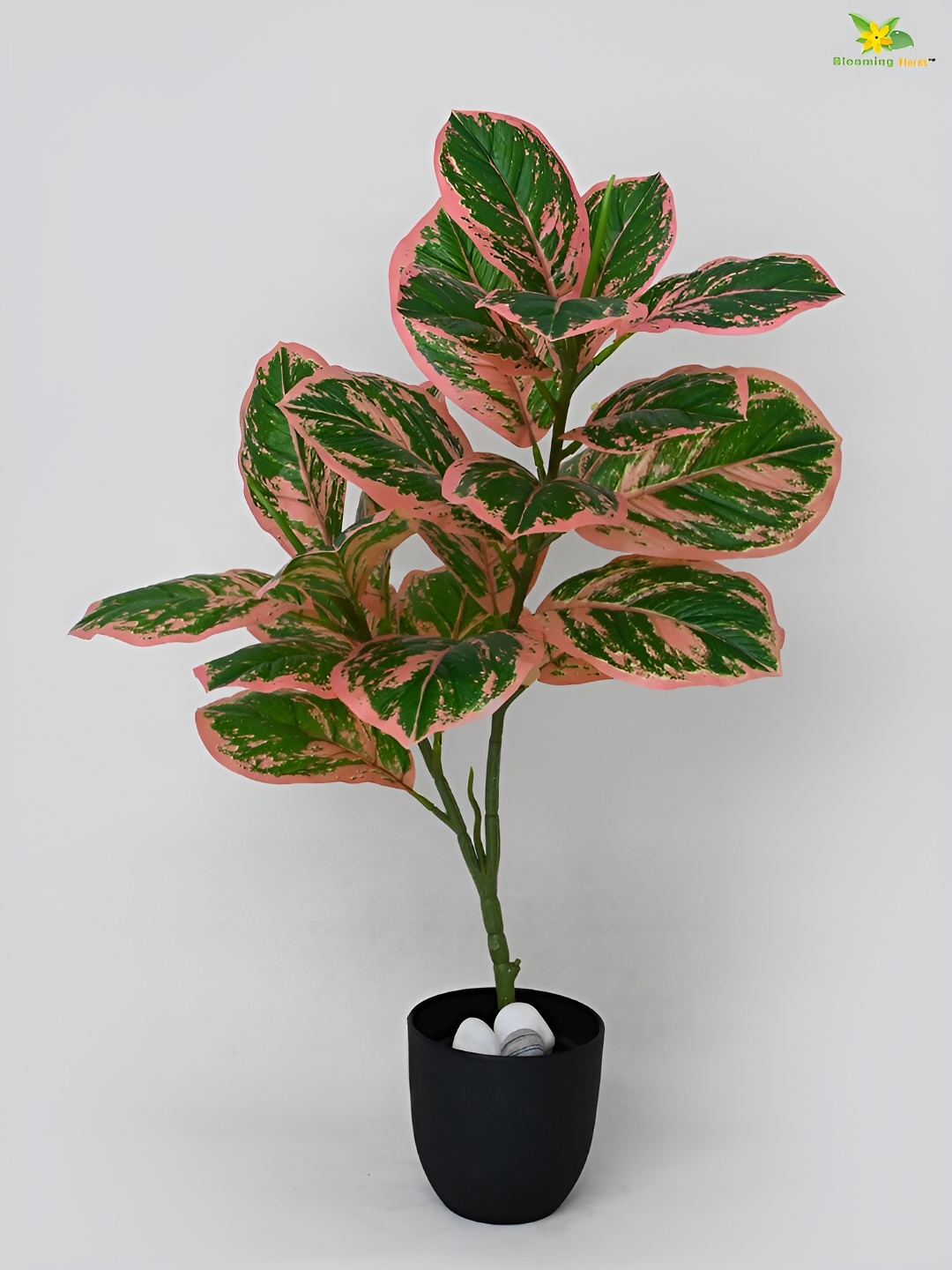 

Blooming Floret Green & Pink Azalea Artificial Plant With Pot