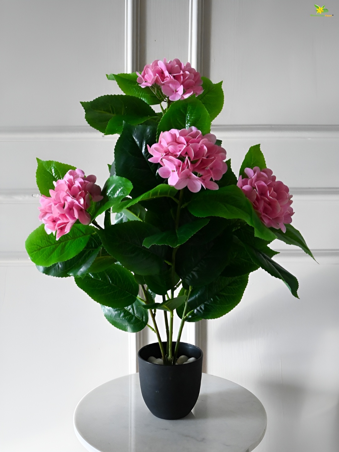 

Blooming Floret Green & Pink Artificial Plant With Pot