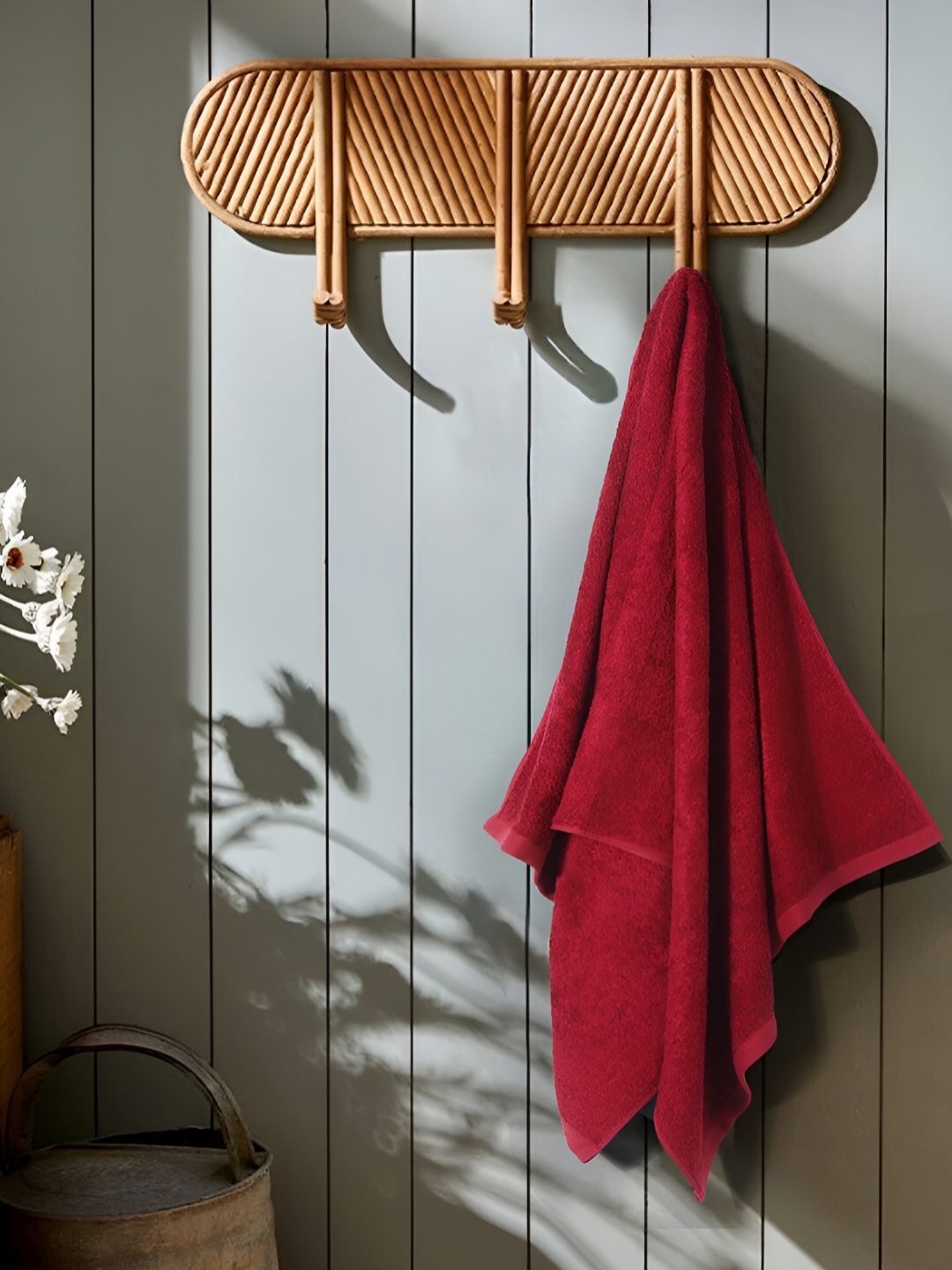 

Naksh Maroon Bamboo 500 GSM Super Absorbent Bath Towel