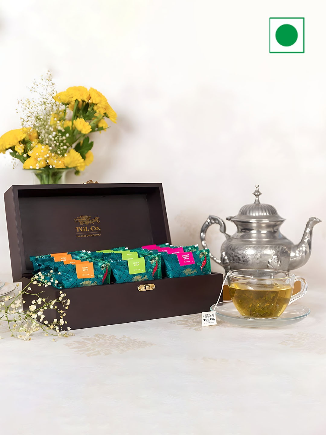 

TGL Co. Eternal Elegance Assorted Tea Gift Box - 30 Sachets, Brown