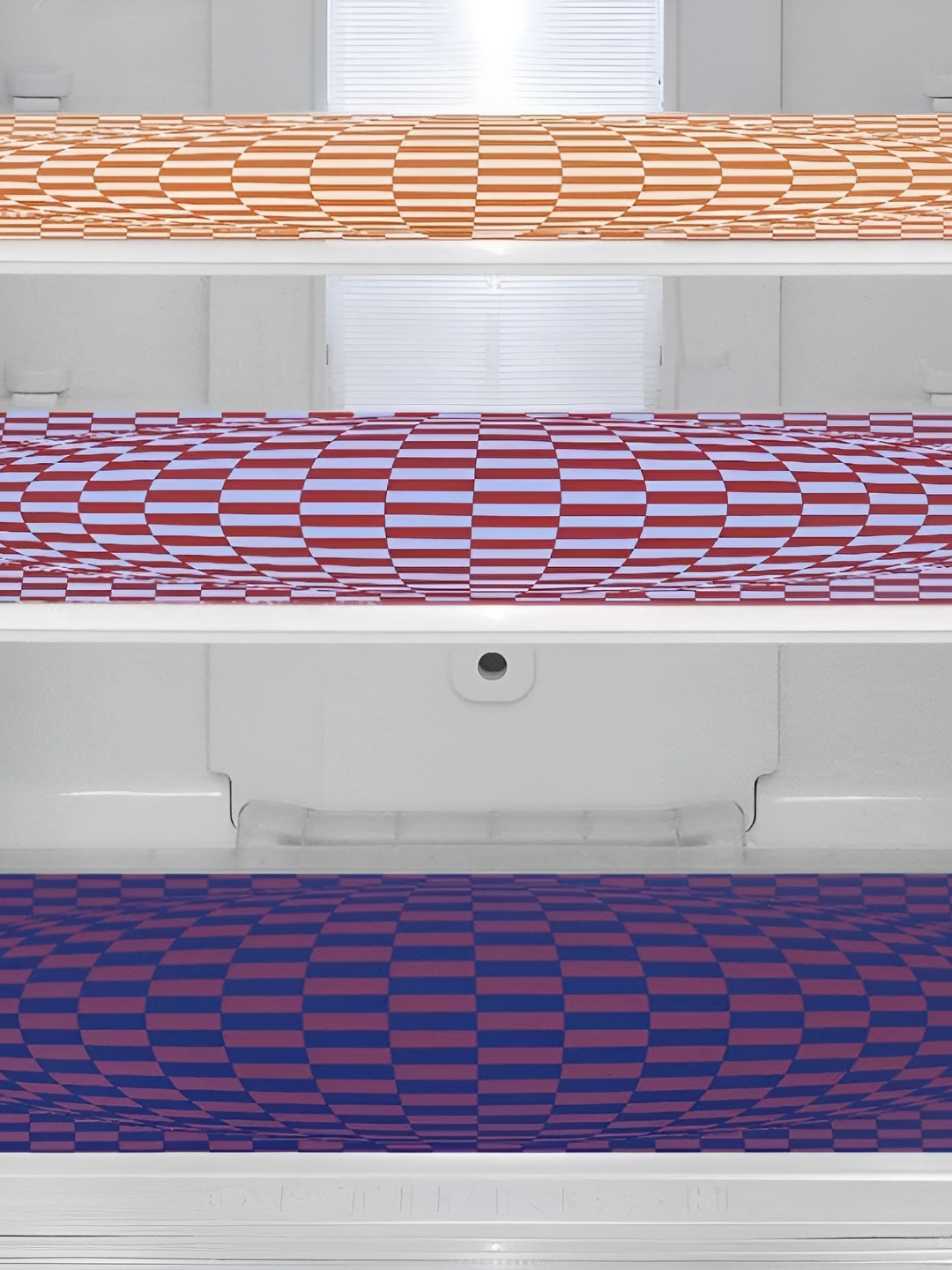 

REVEXO 3Pcs Blue Textured Refrigerator Mat