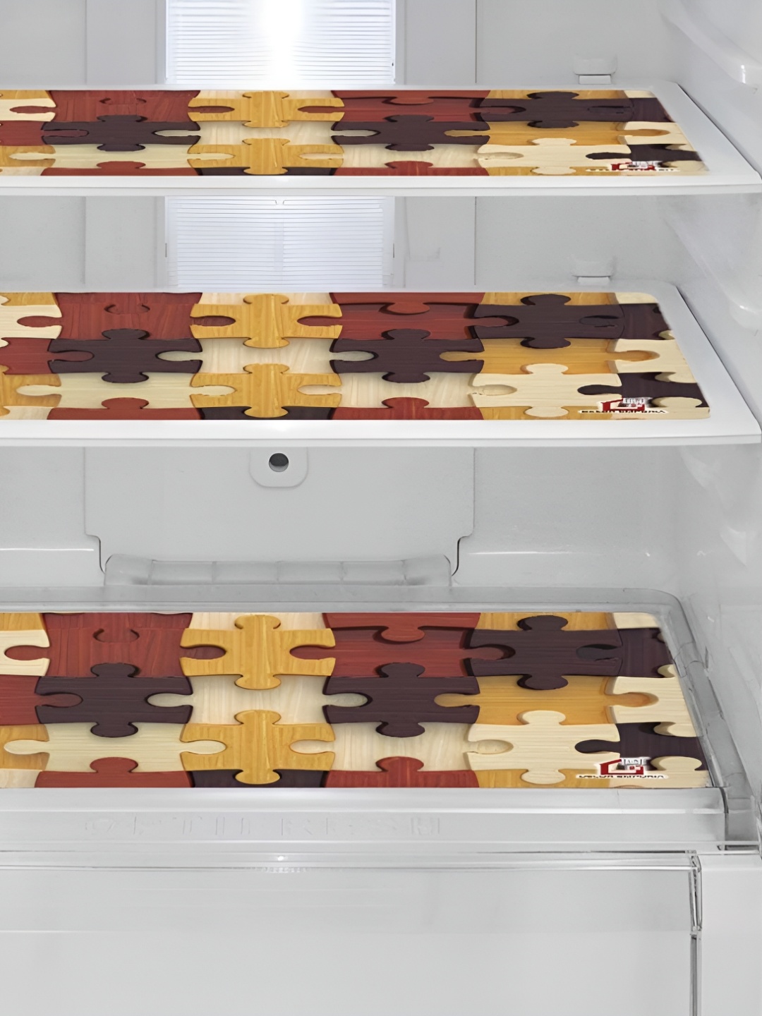 

REVEXO Brown & Beige 3 Pieces Fridge Mats