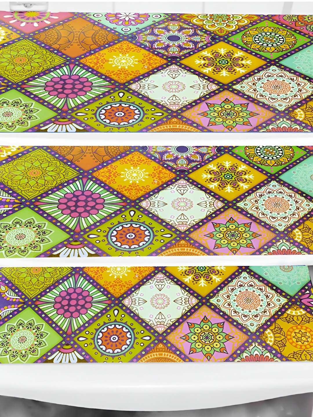 

REVEXO Green & Pink Printed Fridge Appliance Covers