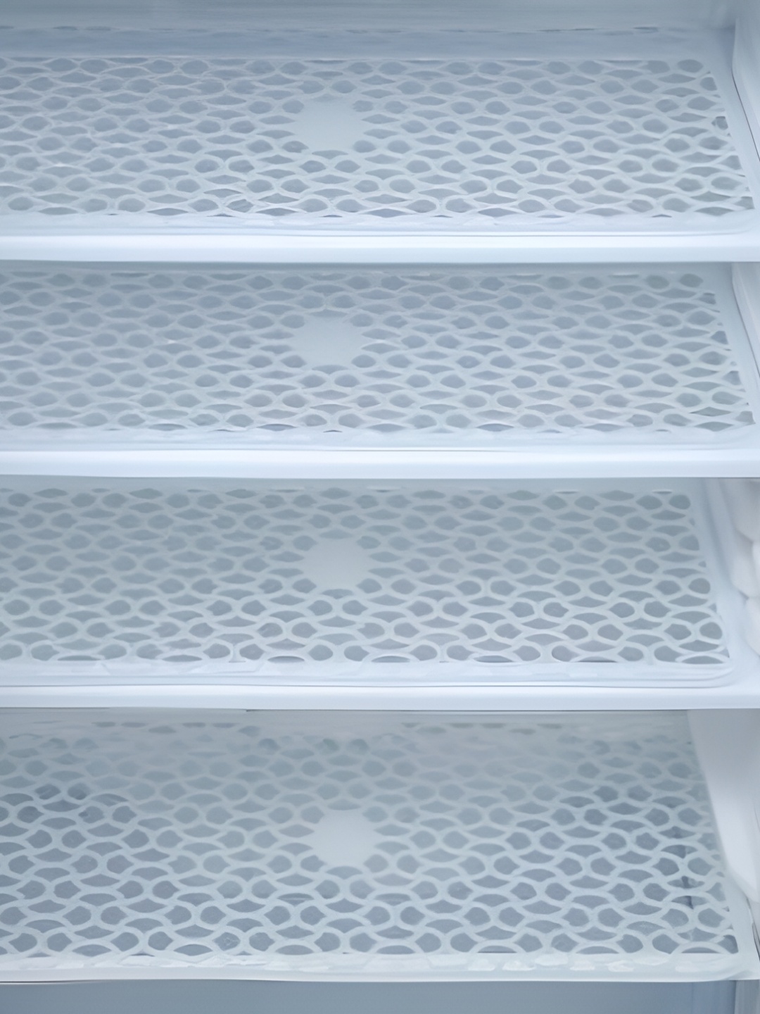 

REVEXO White & Blue 4 Pcs Printed Fridge Mats