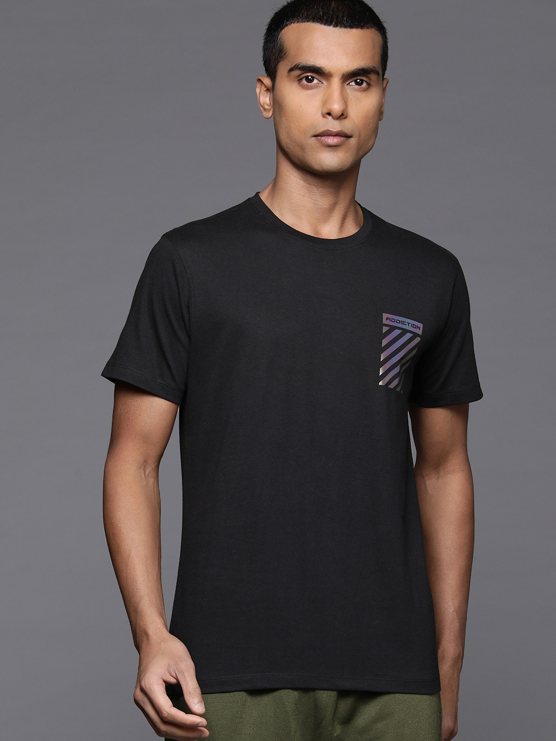 

HRX by Hrithik Roshan Men Lifestyle T-shirt, Black