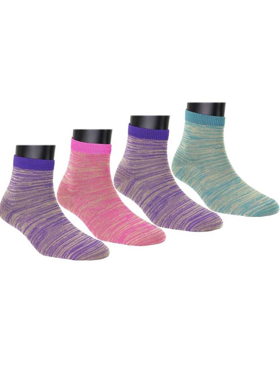 

PLUMBURY Women Pack Of 3 Assorted Ankle-Length Socks