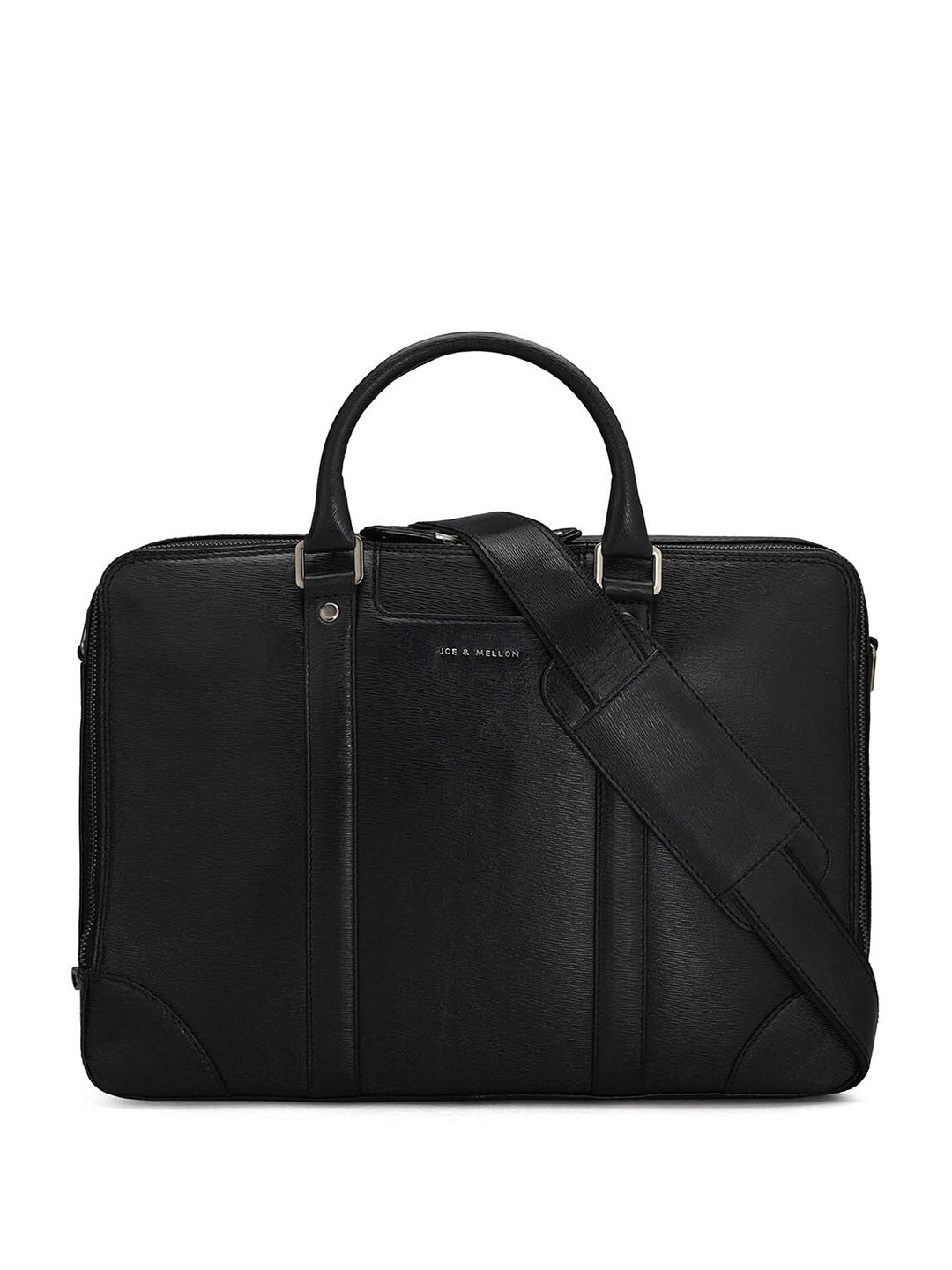

Joe & Mellon Unisex Leather Laptop Bag, Black