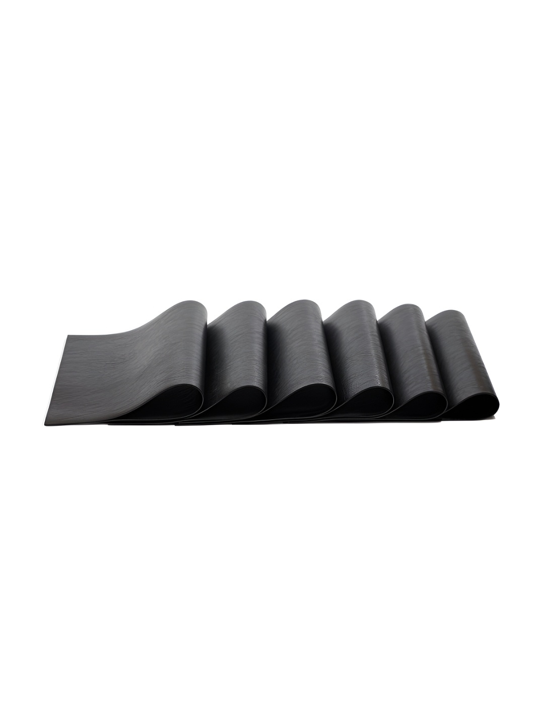 

OBSESSIONS Charcoal 6 Pieces Heat Resistant Rectangle Table Placemats