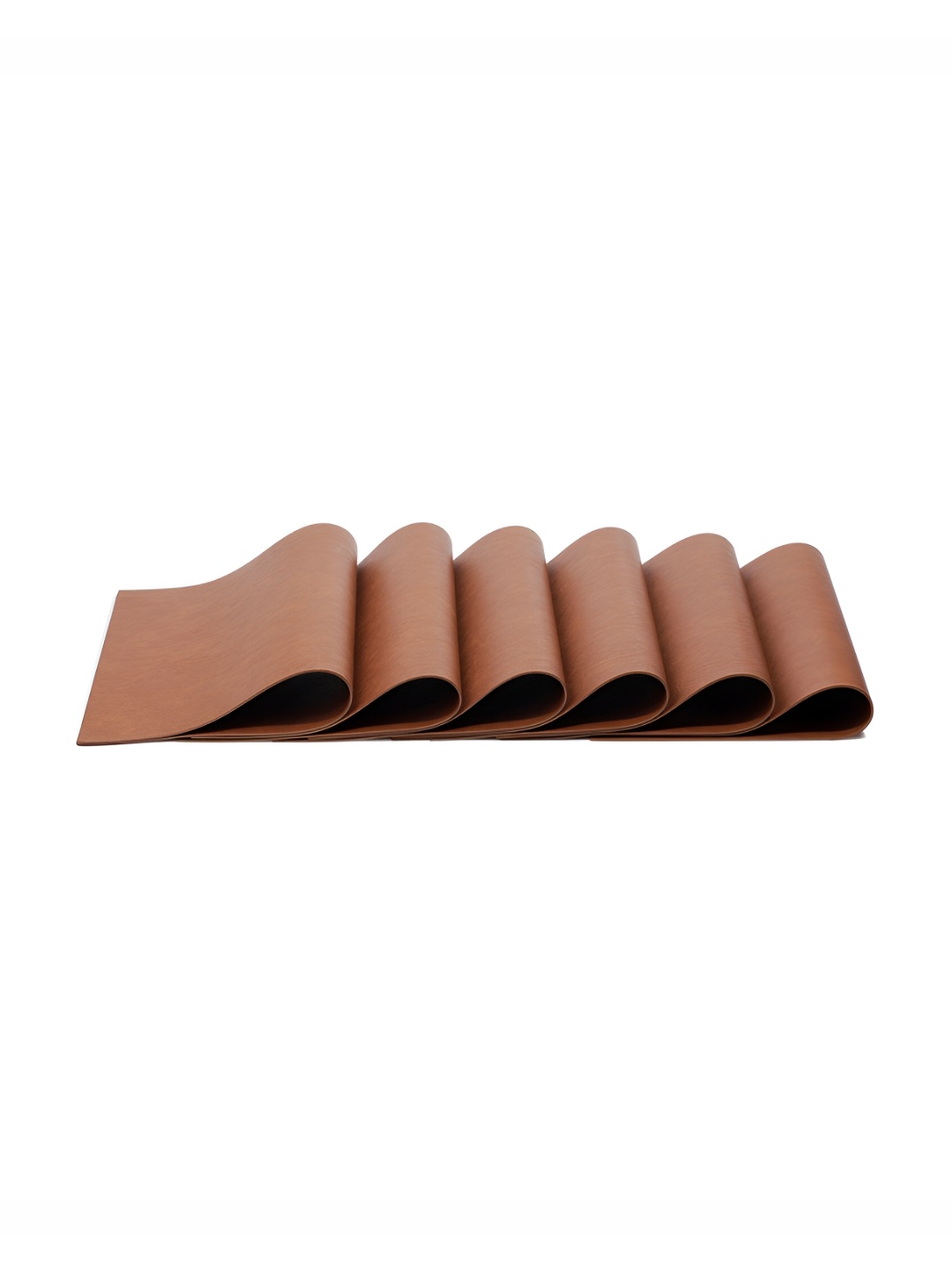 

OBSESSIONS Rust Textured Heat Resistant Rectangle Table Placemats