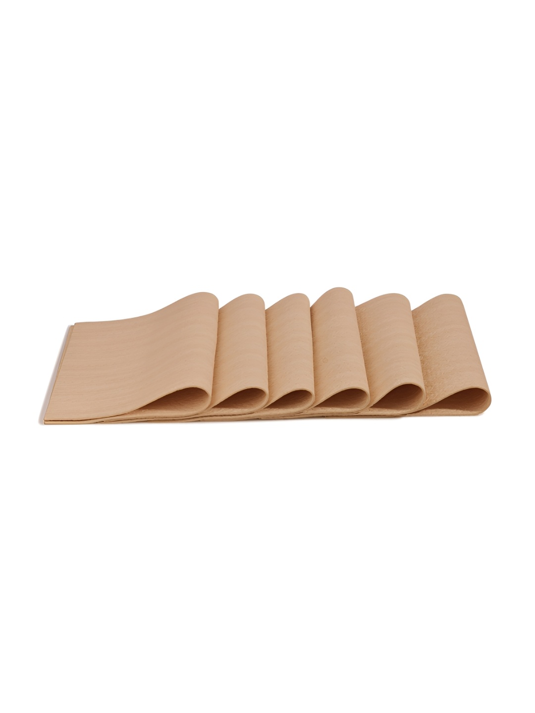 

OBSESSIONS Beige 6 Pieces Heat Resistant Rectangle Table Placemats