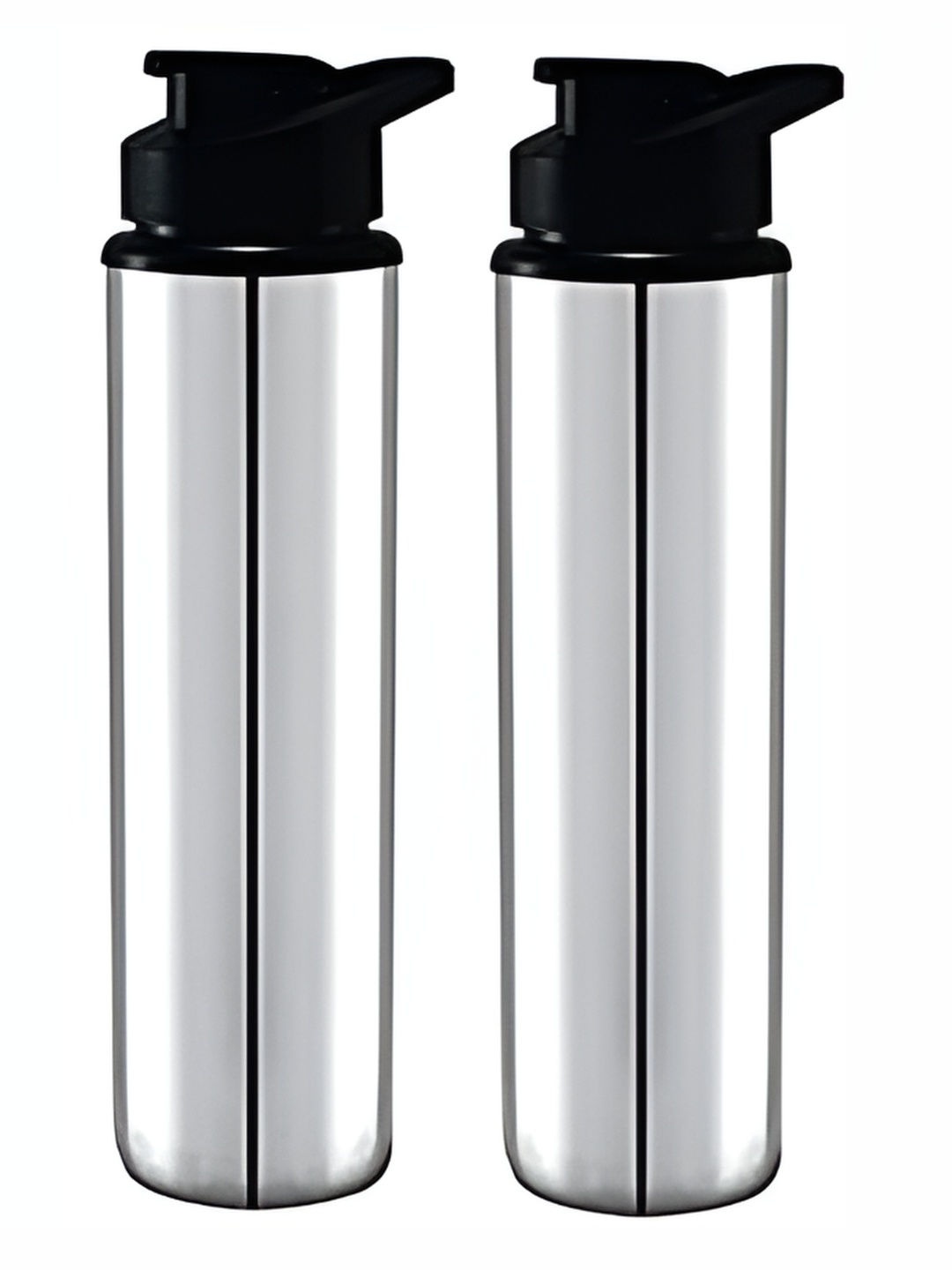

ATROCK Silver-Toned 2 Pieces Tip Open Water Bottle 950 ml Each