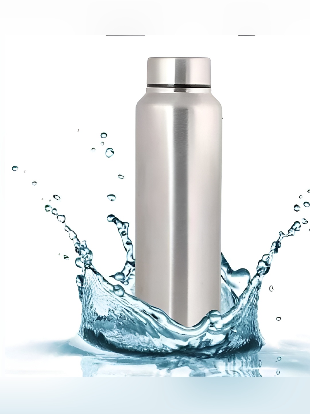 

ATROCK Silver-Toned Single Stainless Steel Water Bottle 1.05L