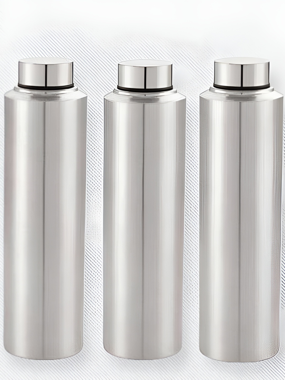 

ATROCK Silver-Toned 3 Pieces Stainless Steel Water Bottle 1050 ml each