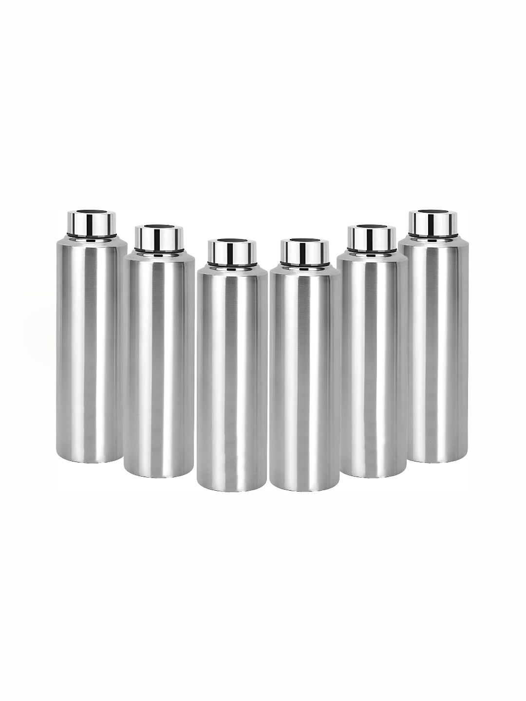 

ATROCK Silver-Toned 6 Pieces Stainless Steel Water Bottle 1L