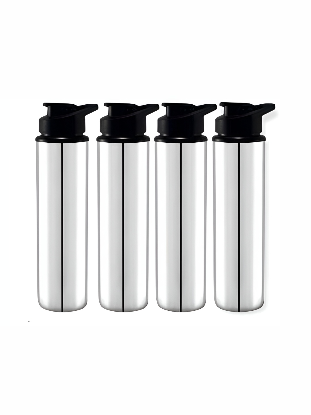 

ATROCK Silver-Toned 4 Pieces Stainless Steel Water Bottle 900 ml