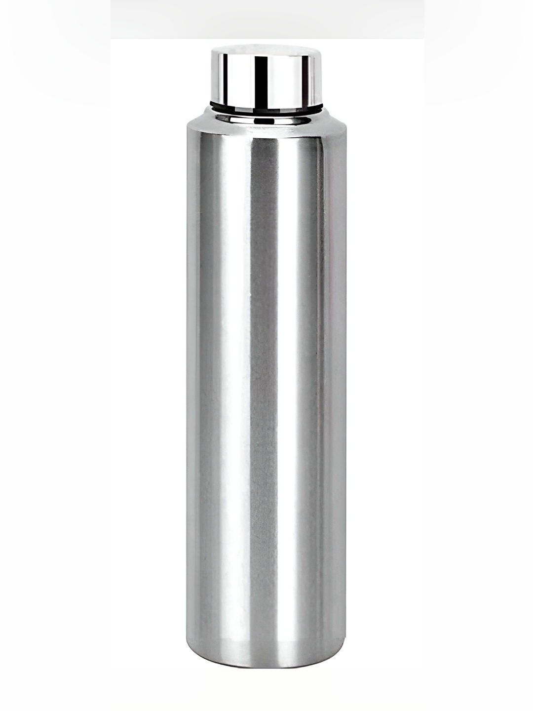 

ATROCK Silver Toned Round Regular Water Bottle 1L
