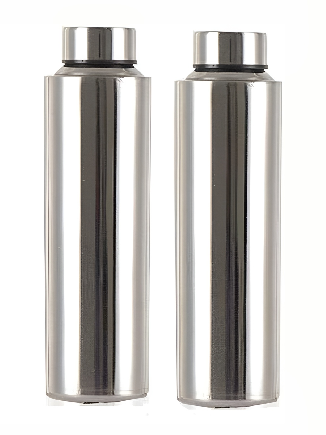 

ATROCK Silver-Toned 2 Pieces Water Bottle 1 L Each