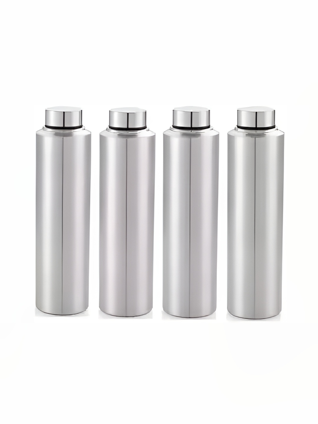 

ATROCK Silver-Toned 4 Pieces Water Bottle 1.50 ml Each