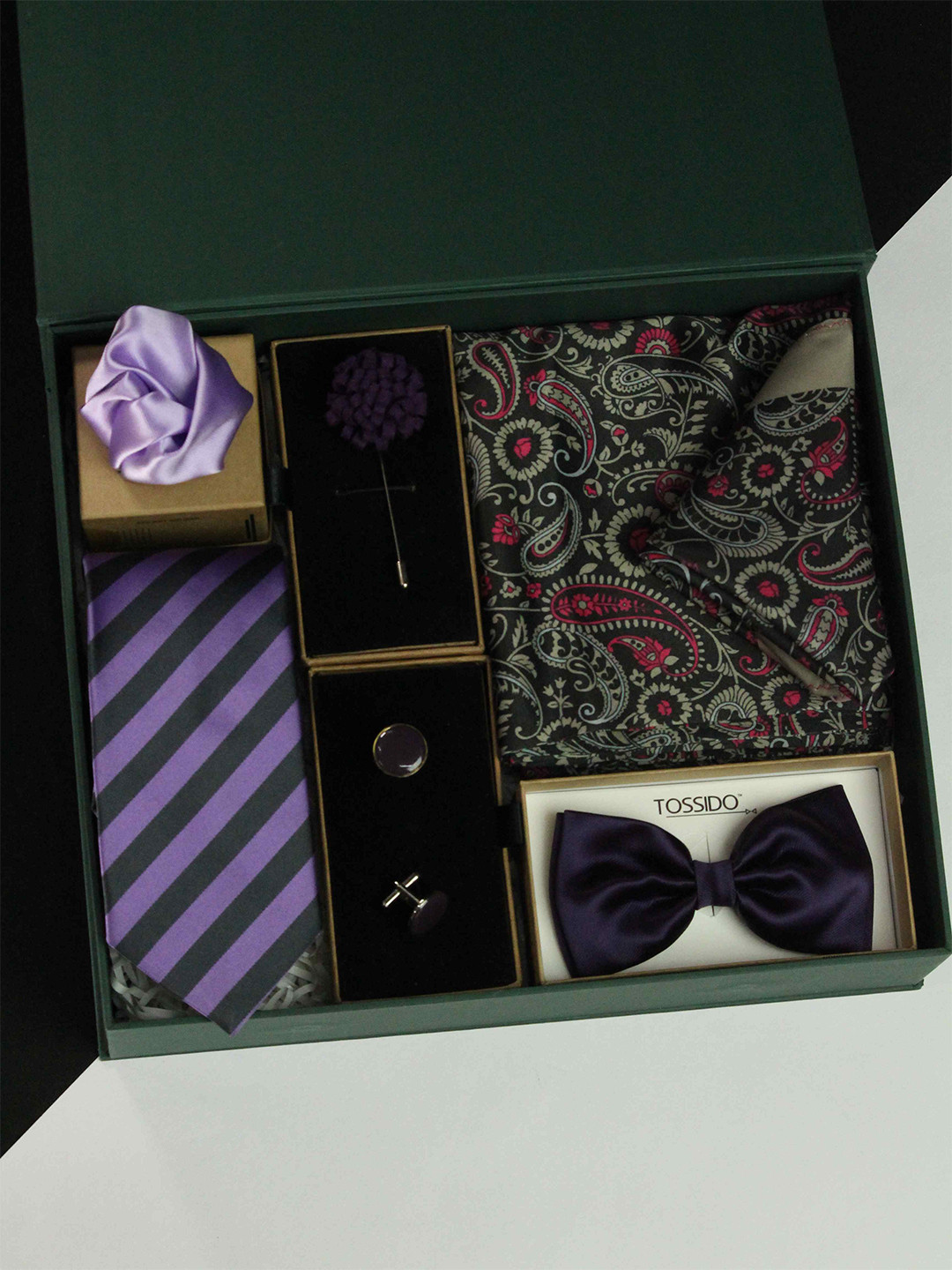 

Tossido Men Accessory Gift Set, Purple