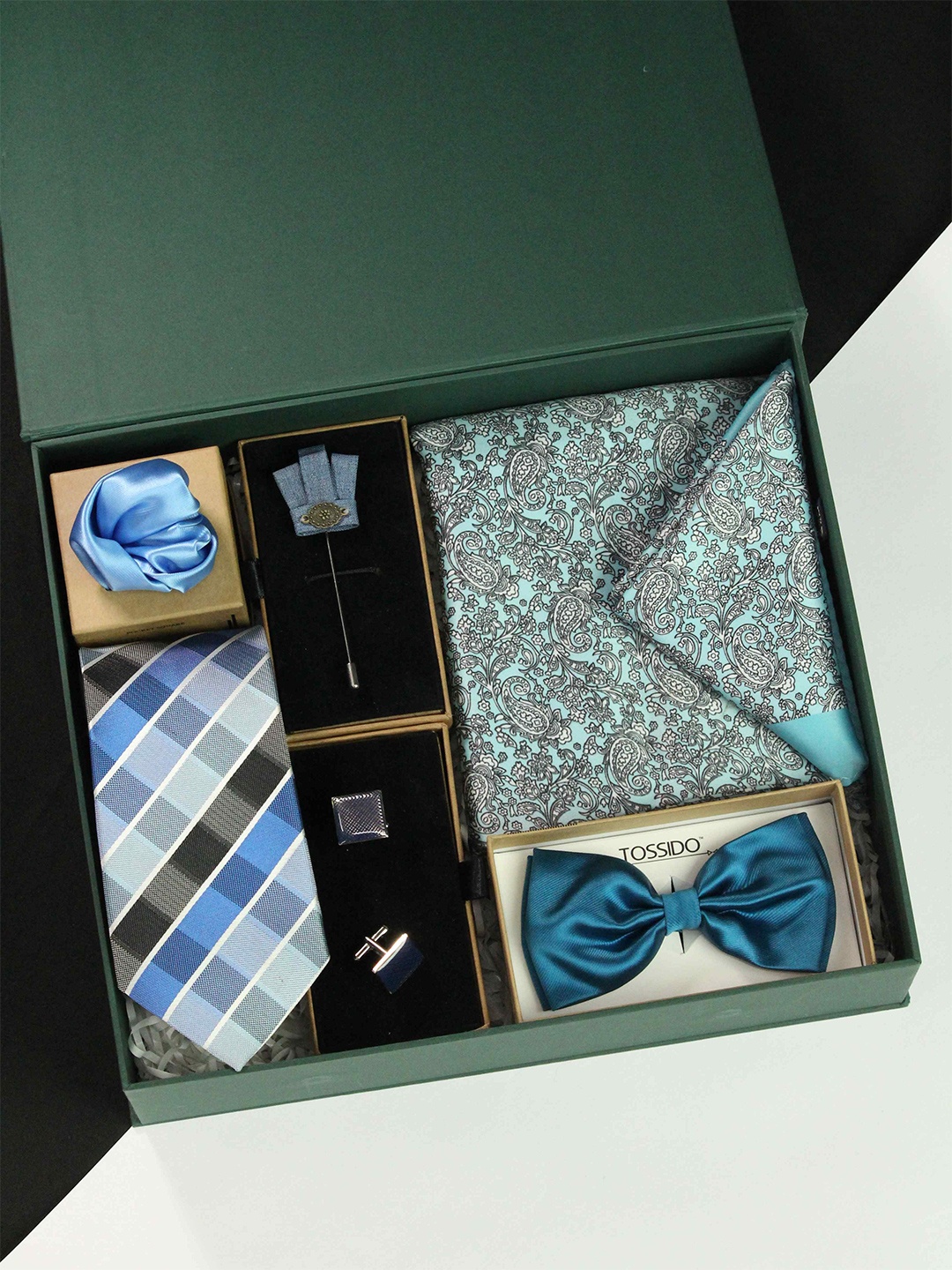 

Tossido Men Accessory Gift Set, Blue