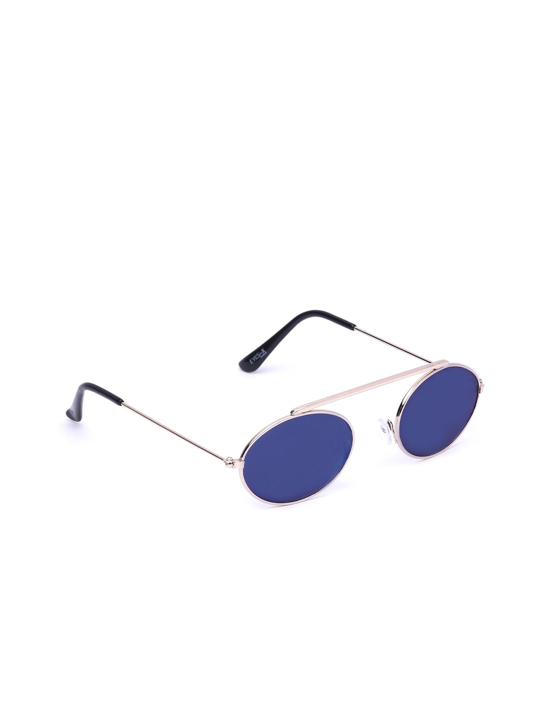 

Mast & Harbour Unisex Blue Oval Sunglasses with UV Protected Lens M&HSG-5716405