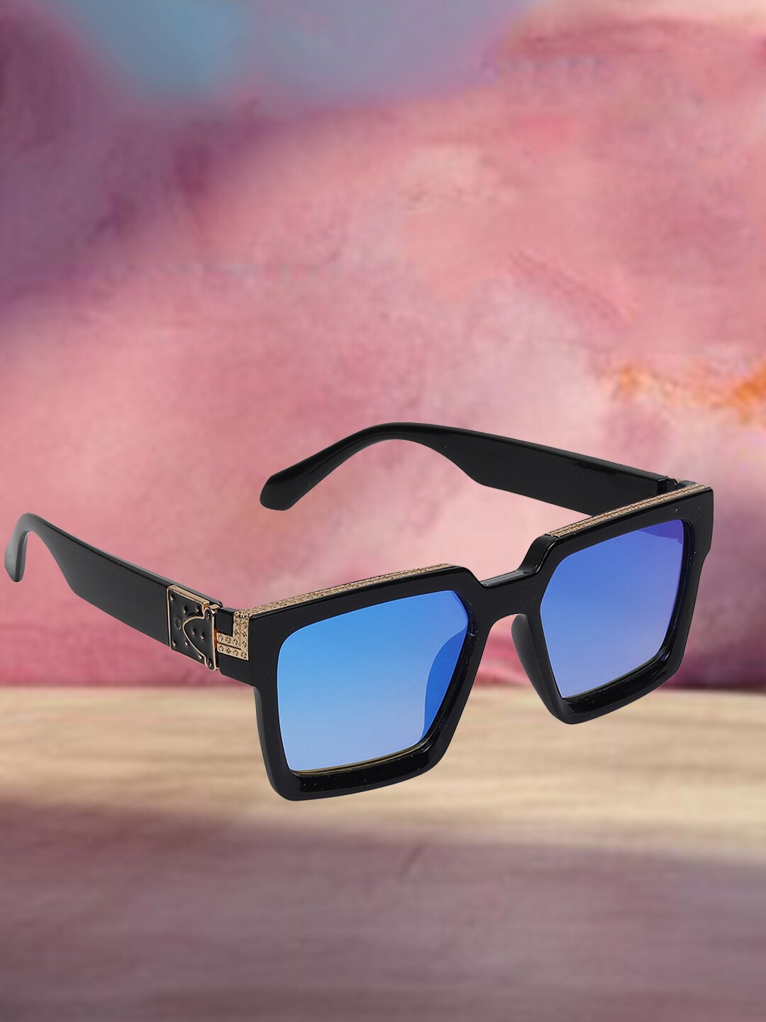 

Mast & Harbour Unisex Wayfarer Sunglasses with UV Protected Lens, Blue