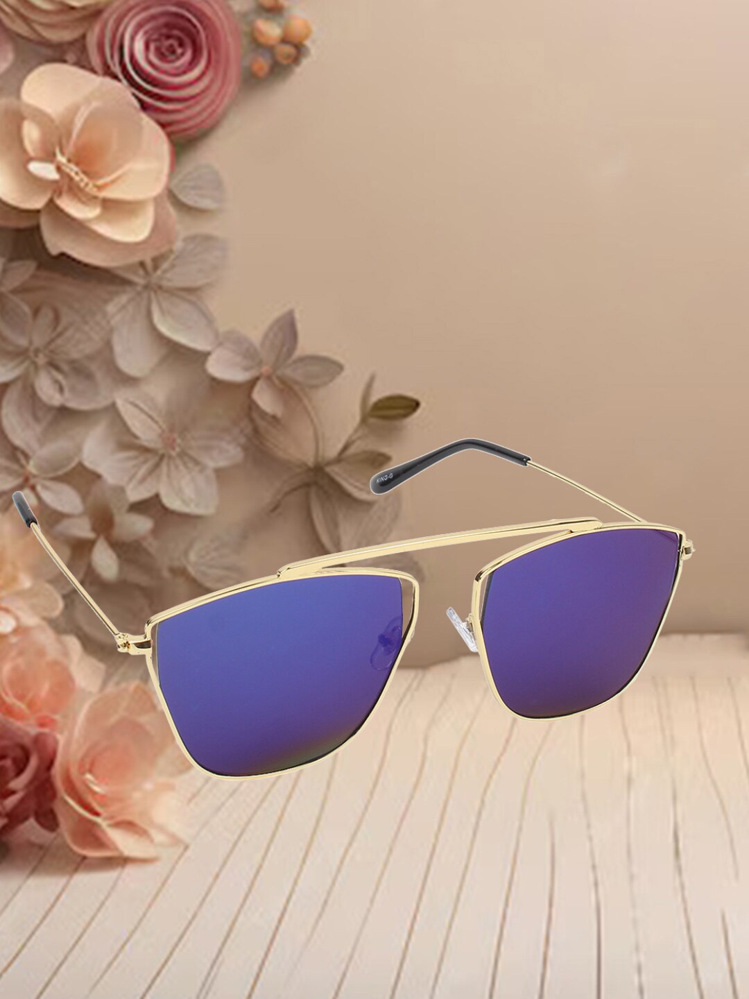 

Mast & Harbour Unisex Other Sunglasses with UV Protected Lens M&HSG-1102406, Blue