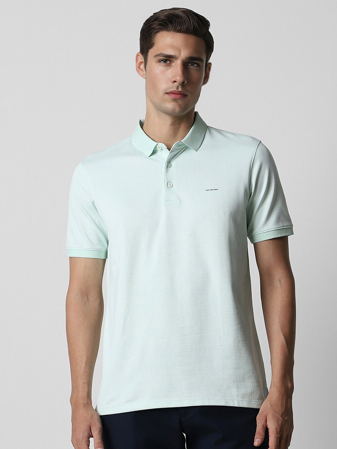 

Van Heusen Polo Collar T-shirt, Blue