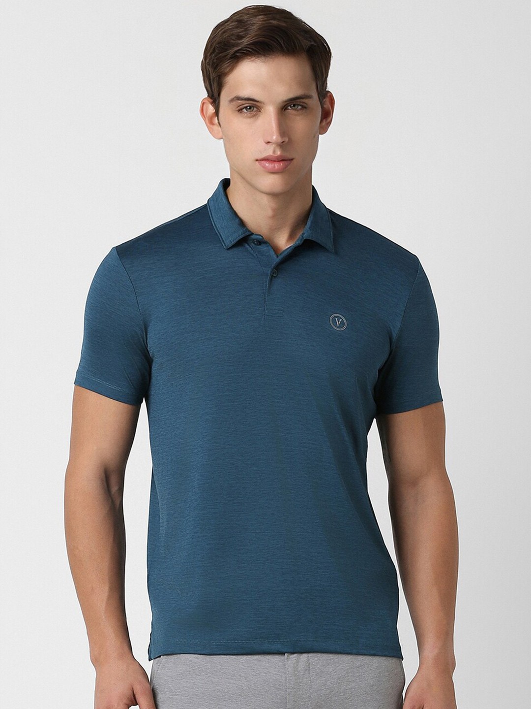 

Van Heusen Polo Collar T-shirt, Blue