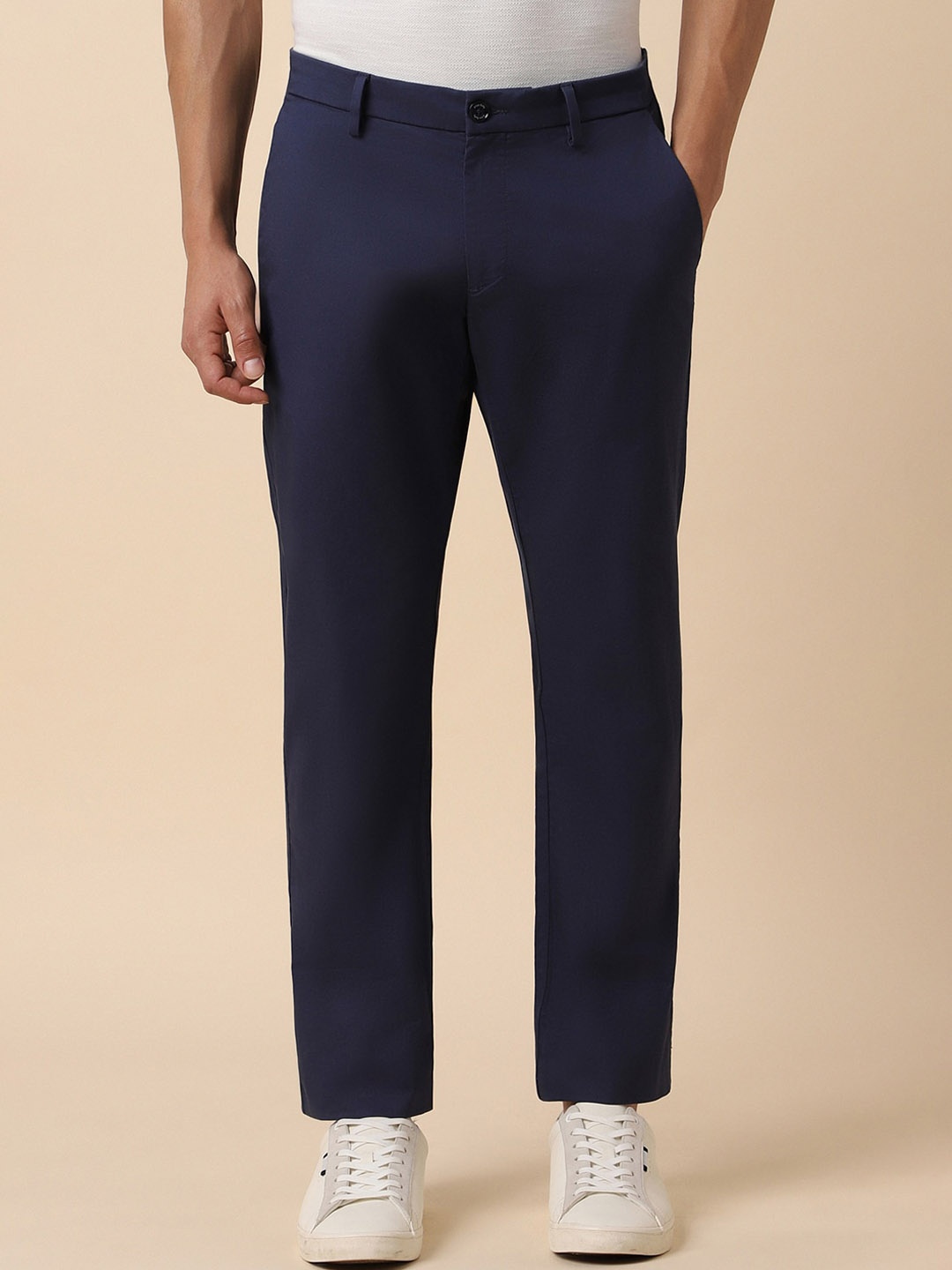 

Allen Solly Slim Fit Chinos Trousers, Navy blue