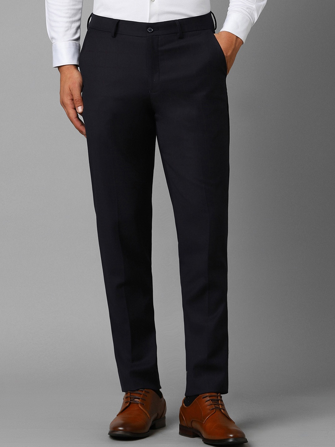

Louis Philippe Slim Fit Formal Trouser, Black