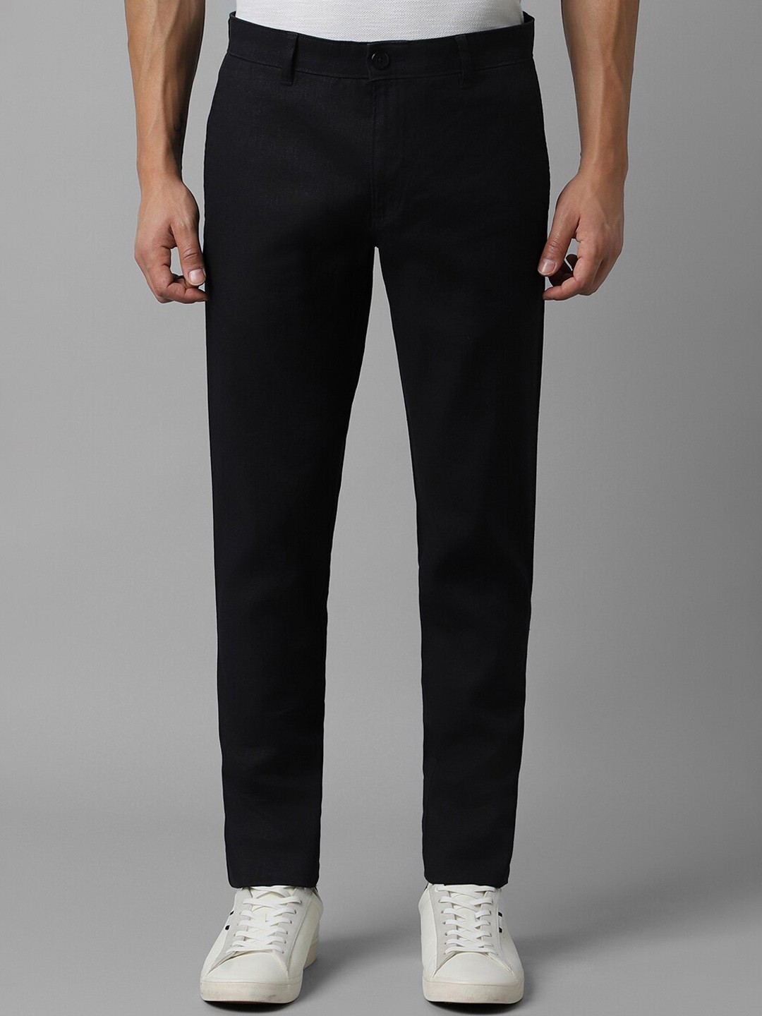 

Louis Philippe Sport Men Slim Fit Formal Trouser, Black