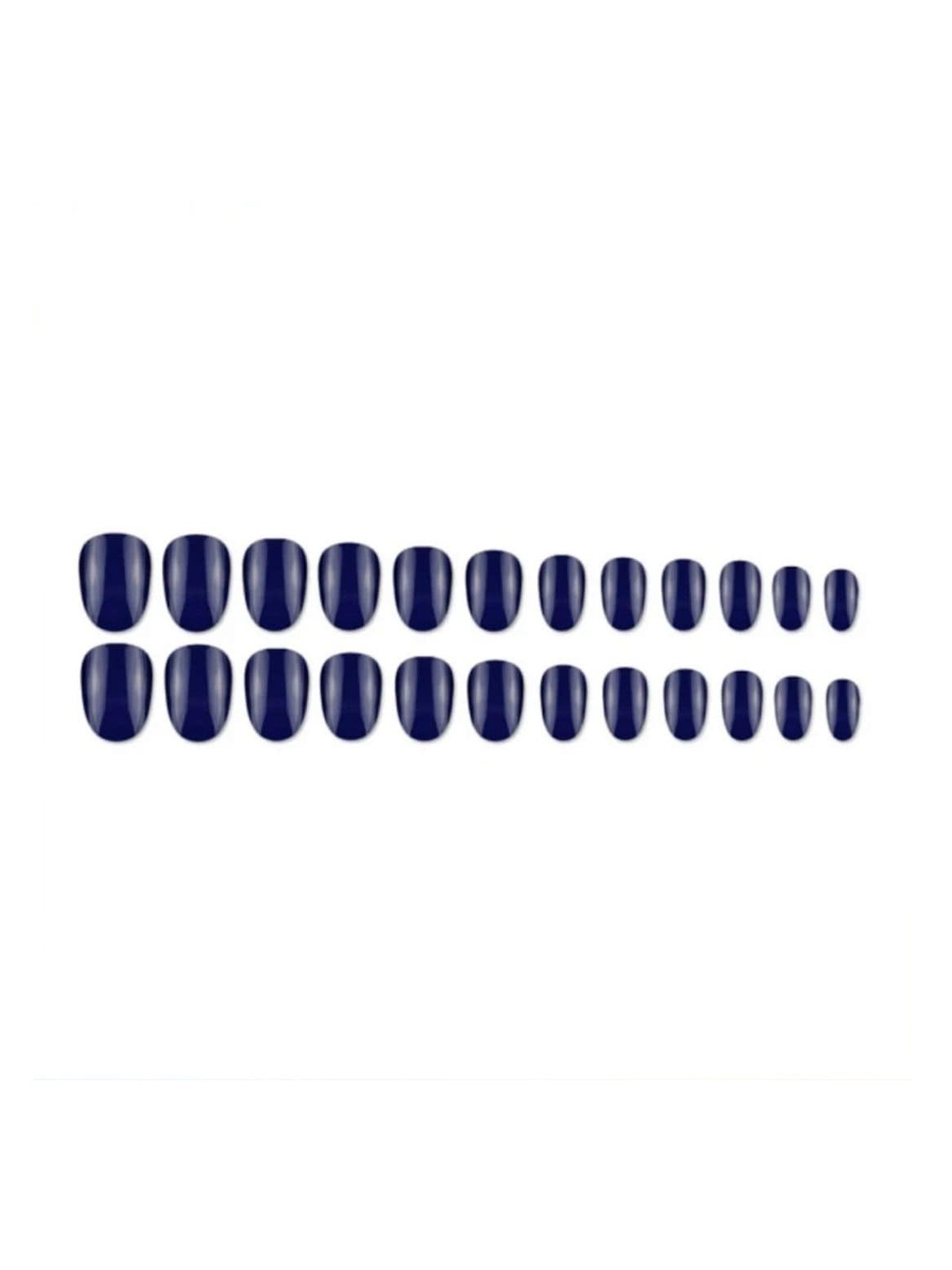 

Polish Me Pretty 24-Pcs Denim Nail Art, Navy blue