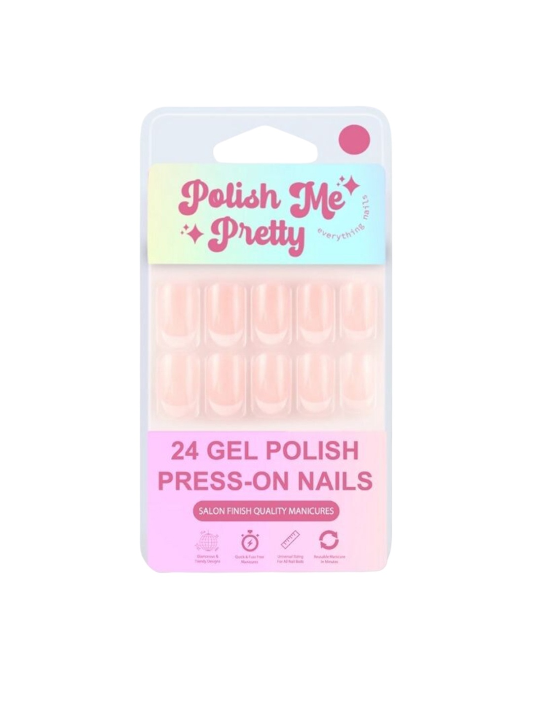 

Polish Me Pretty 24-Pcs French Latte Nail Art, Nude