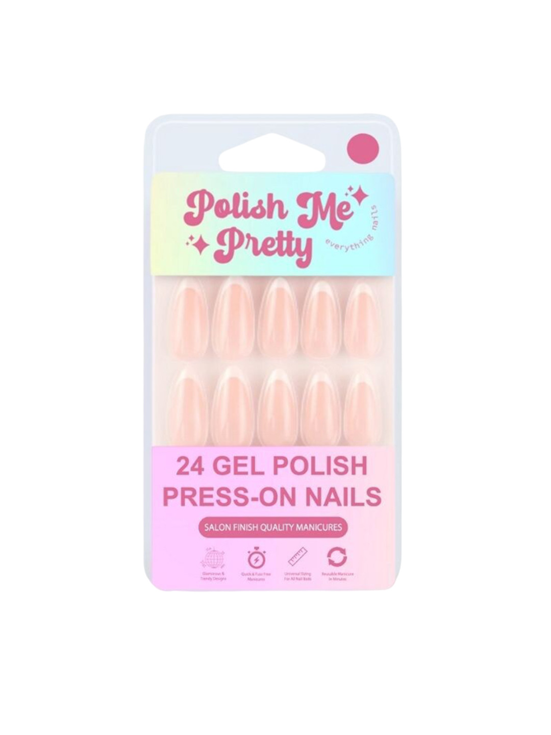 

Polish Me Pretty 24-Pcs French Vanilla Nail Art, Nude