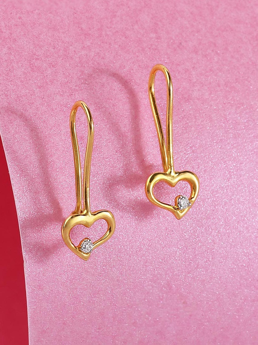 

CANDERE A KALYAN JEWELLERS COMPANY 18KT (750) Yellow Gold Drop Earrings Diamond