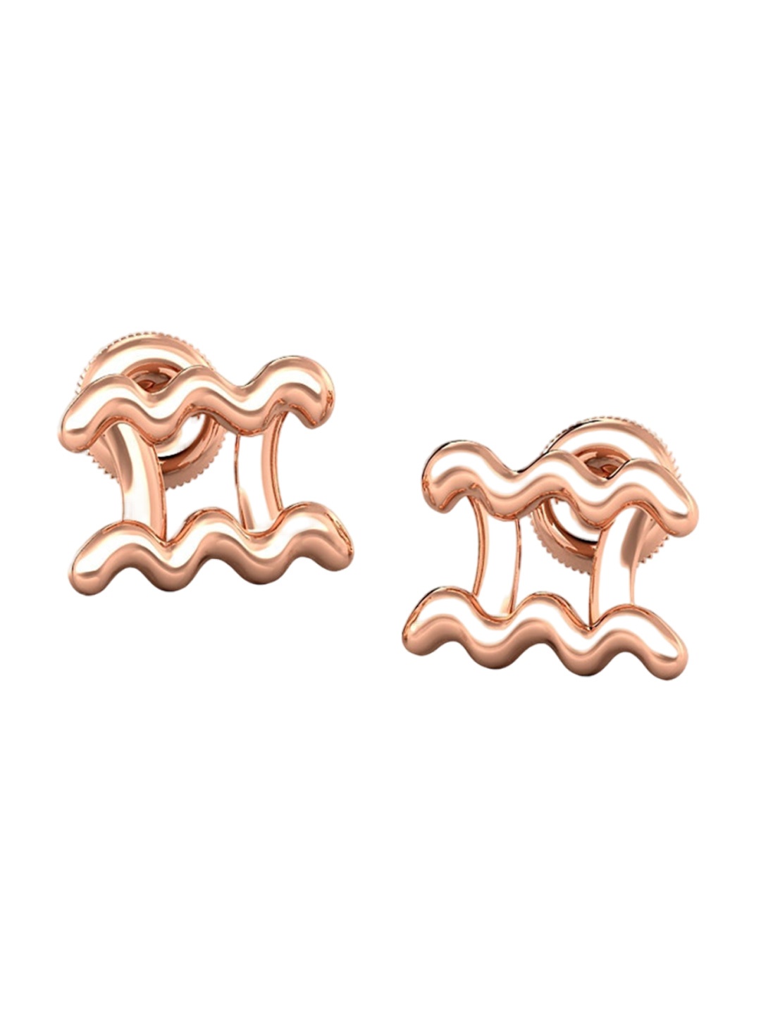 

CANDERE A KALYAN JEWELLERS COMPANY 18KT(750) Rose Gold Stud Earrings