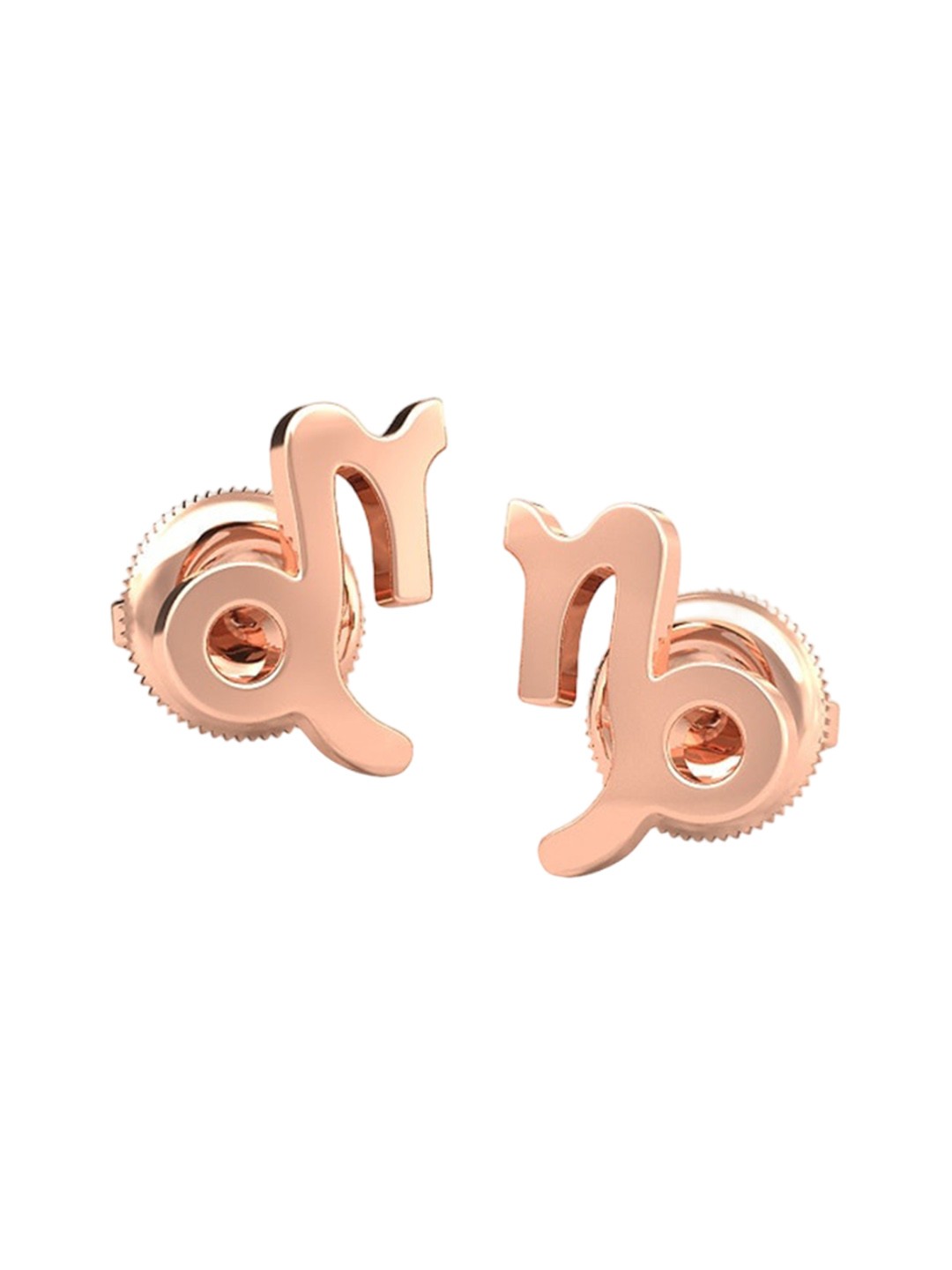 

CANDERE A KALYAN JEWELLERS COMPANY 14KT (585) BIS Hallmark Rose Gold Stud Earrings-1.07gm