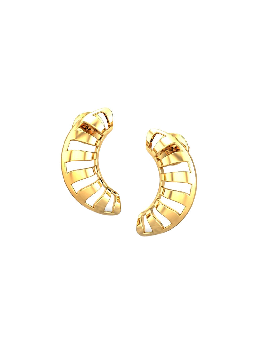 

CANDERE A KALYAN JEWELLERS COMPANY 22KT (916) BIS Hallmark Gold Stud Earrings-2.66 gm