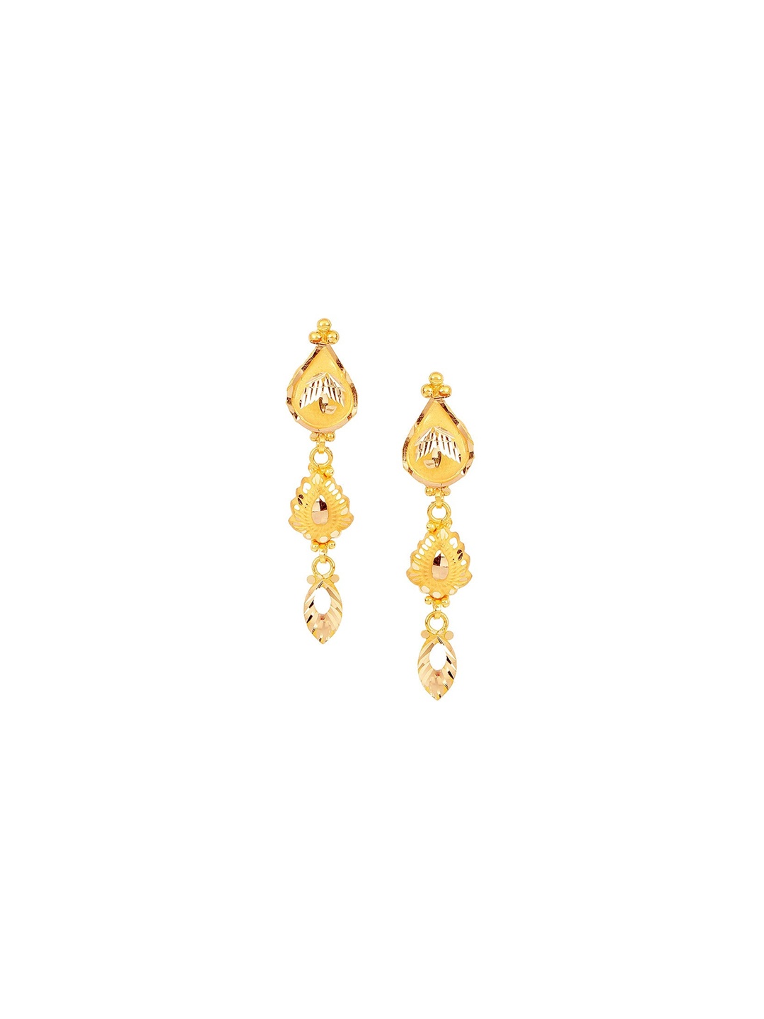 

CANDERE A KALYAN JEWELLERS COMPANY BIS Hallmark 18KT Gold Earrings-1.9gm
