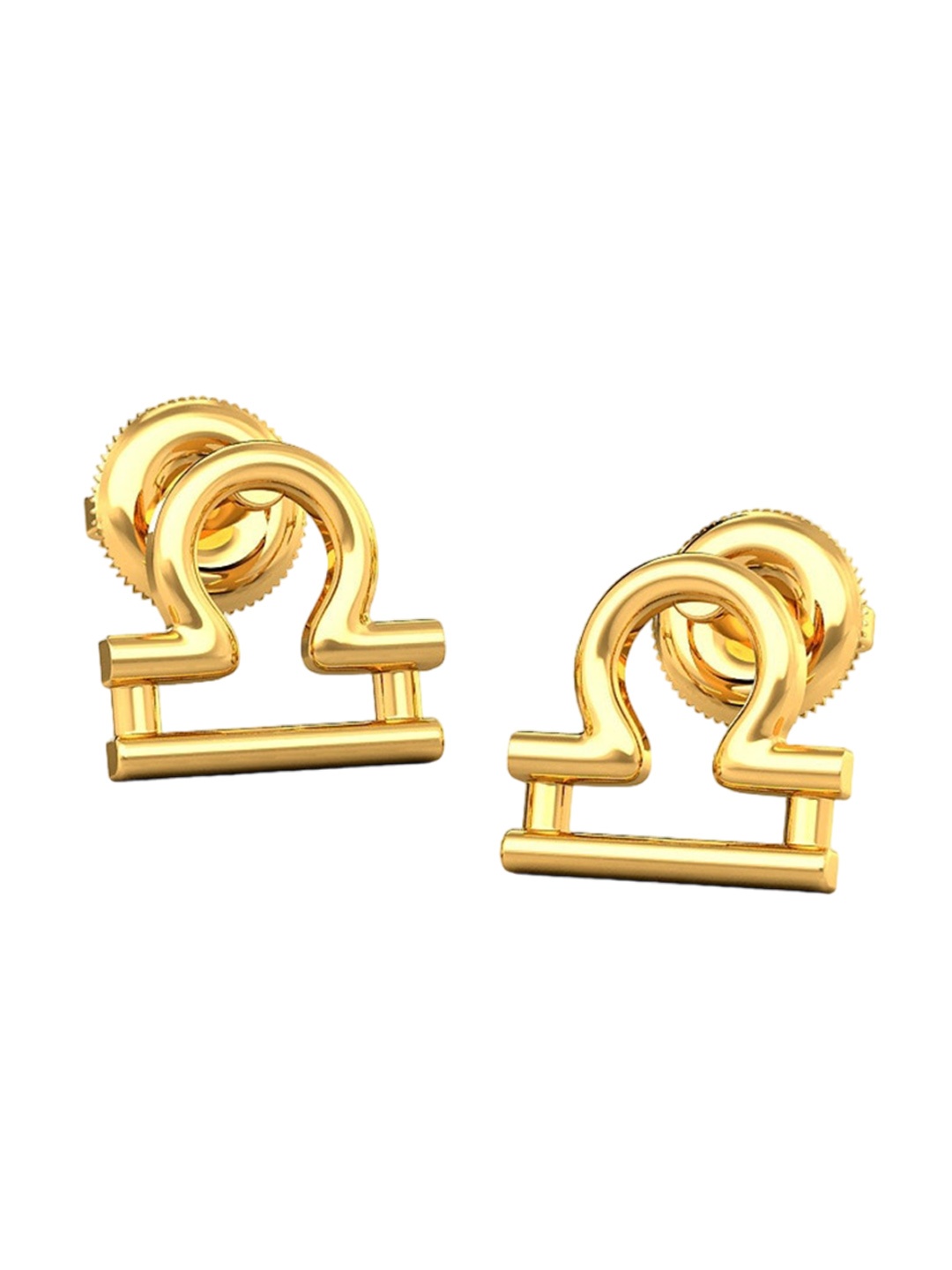 

CANDERE A KALYAN JEWELLERS COMPANY BIS Hallmark 18KT (750) Gold Stud Earrings-1.6gm
