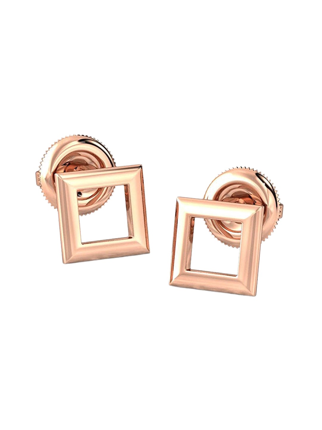 

CANDERE A KALYAN JEWELLERS COMPANY BIS Hallmark 18KT Rose Gold Earrings-1.34gm