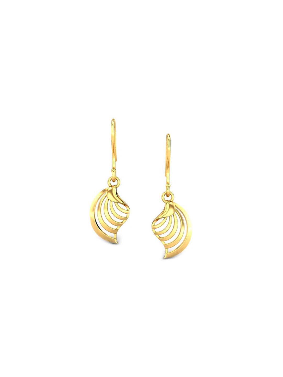 

CANDERE A KALYAN JEWELLERS COMPANY BIS Hallmark 18KT (750) Gold Dangle Earring-1.95 gm