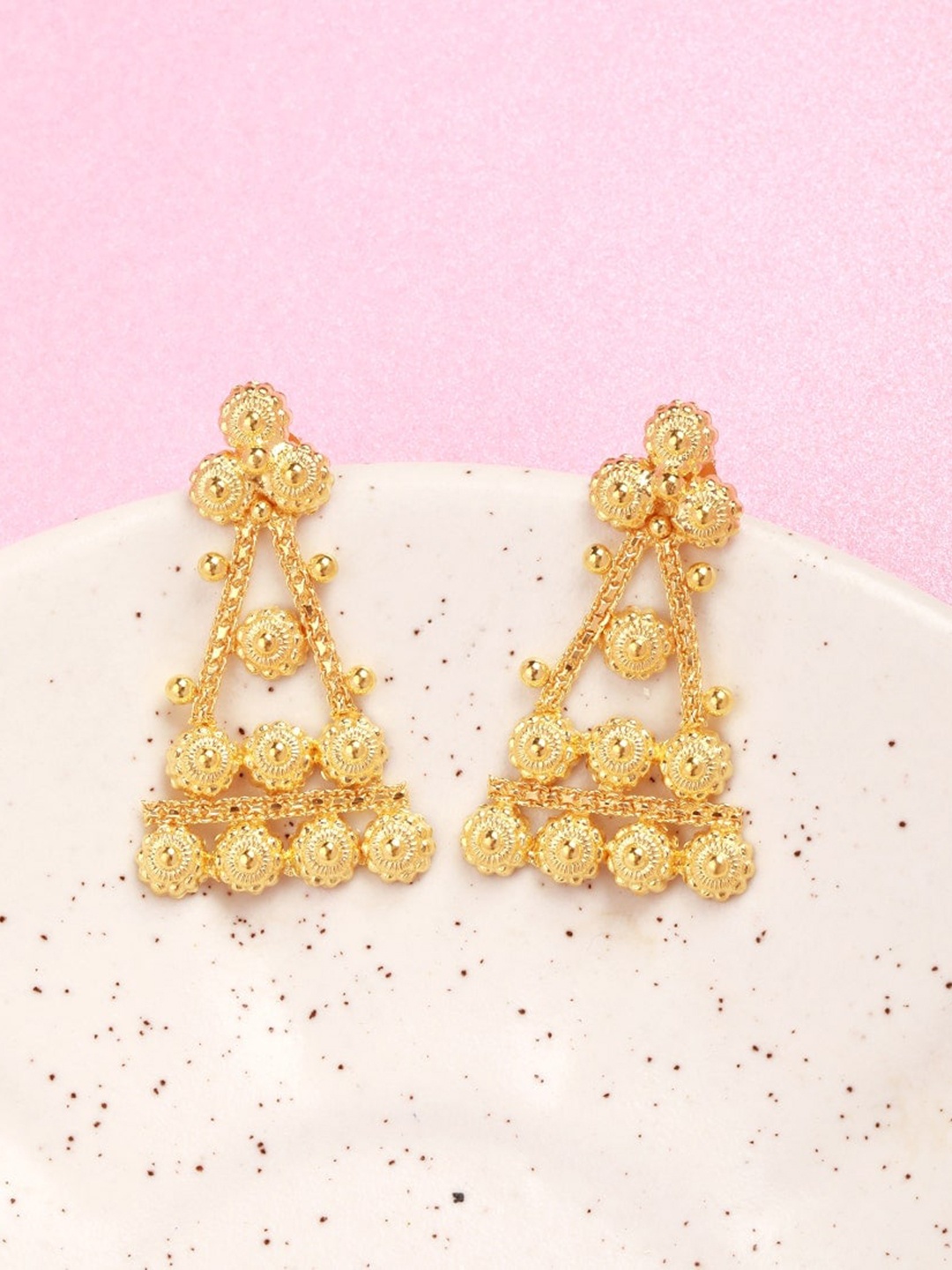 

CANDERE A KALYAN JEWELLERS COMPANY BIS Hallmark 18K Gold Earrings-5.3gm