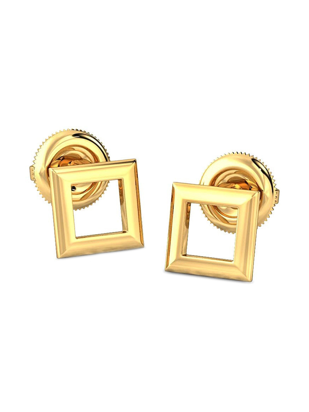 

CANDERE A KALYAN JEWELLERS COMPANY 14KT (585) BIS Hallmark Gold Stud Earrings-1.14gm